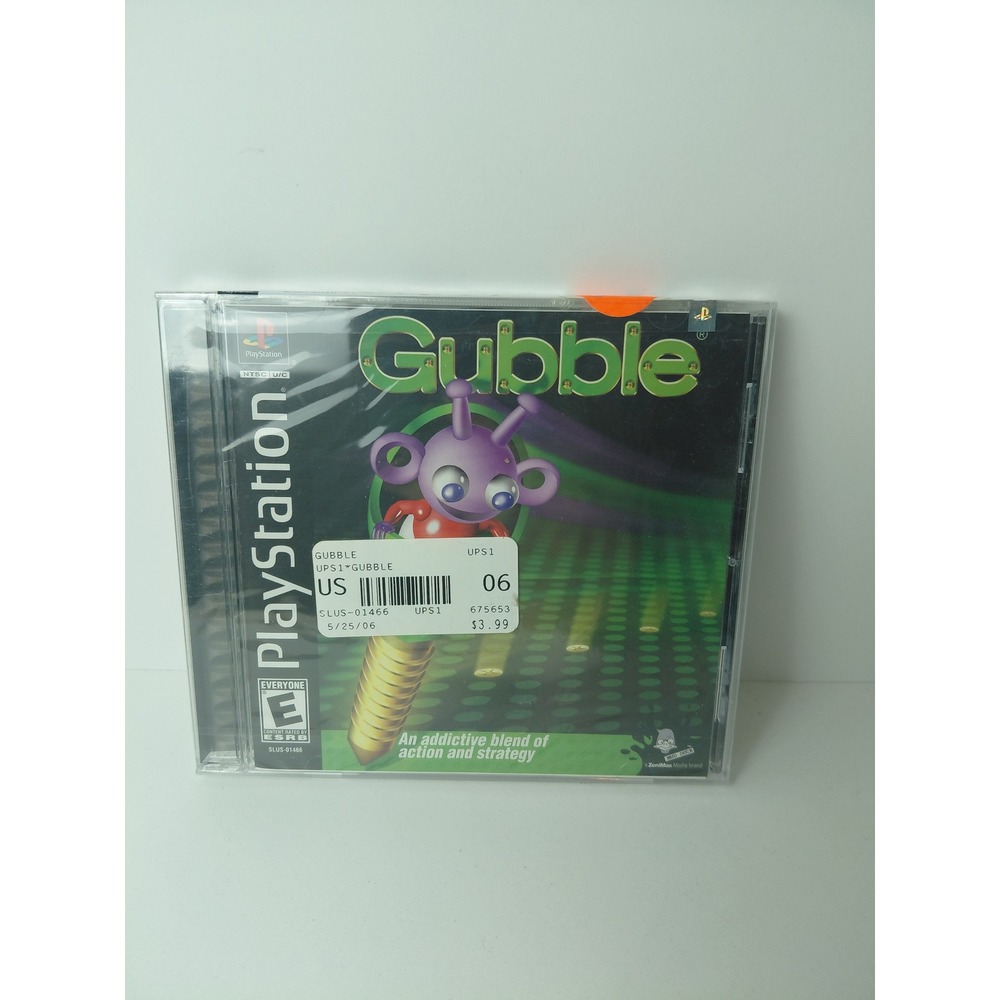 Gubble Sony PlayStation 1 PS1 Game New Factory Sealed SLUS-01466 Action Strategy
